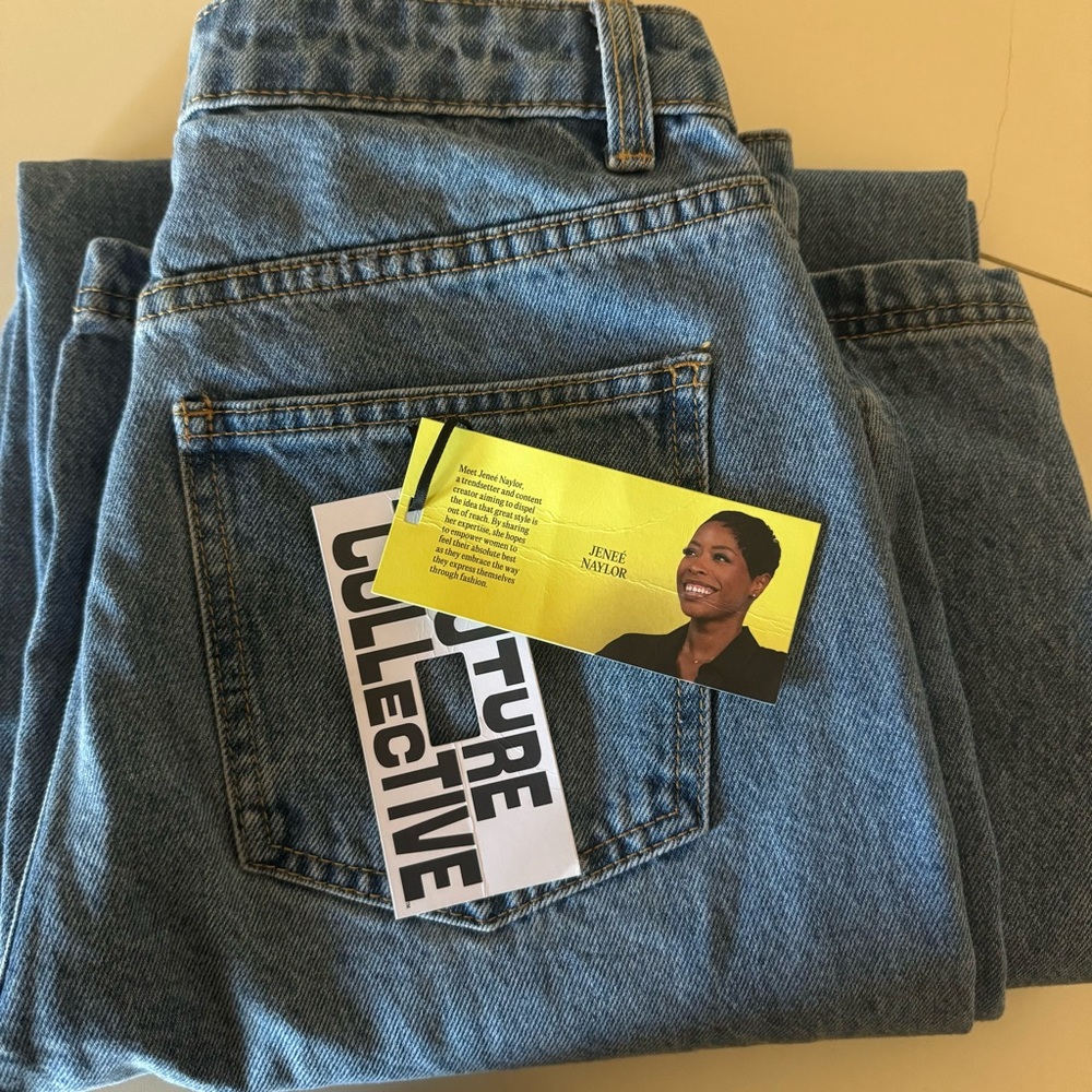 Wide leg denim jeans Future Collective